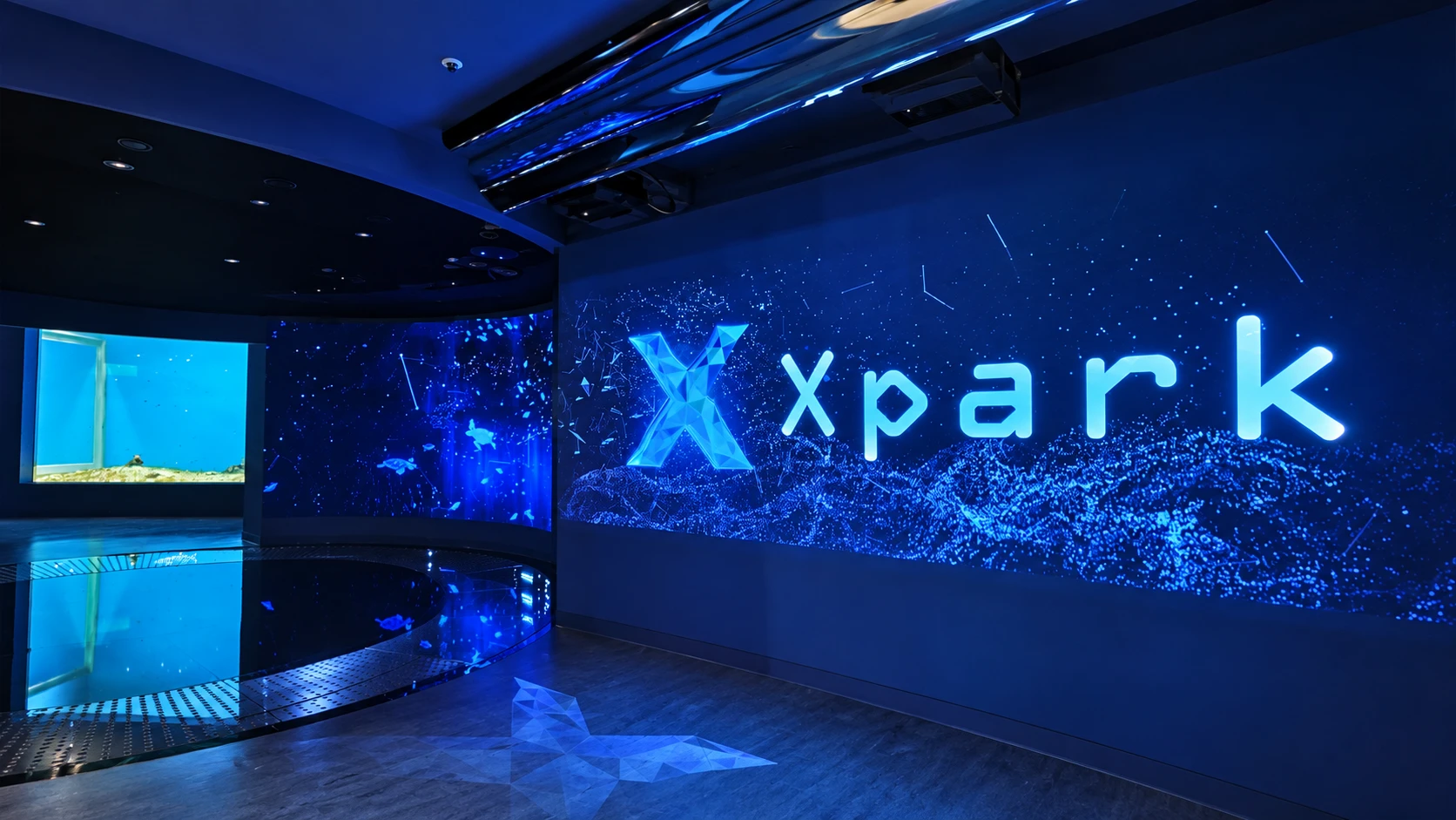 Xpark藍光水族館大廳